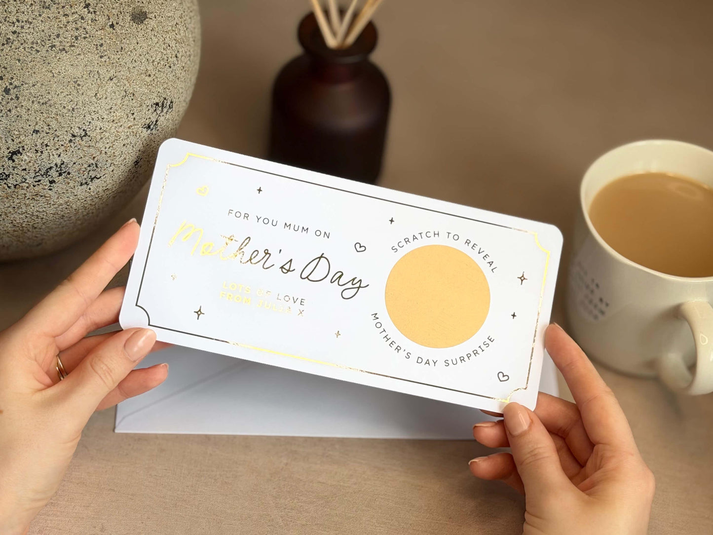 Handmade personalised Mother’s Day gift from a UK small business, perfect for Mum